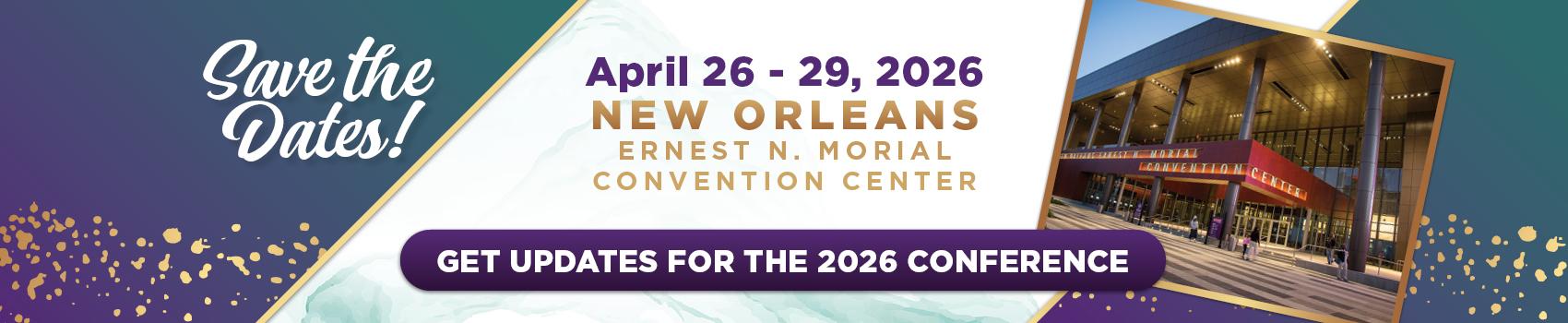 Save the Dates May 5 - 8, 2024 Savannah Convention Center